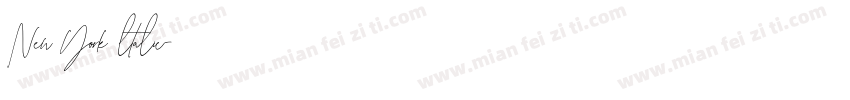 New York ltalic字体转换